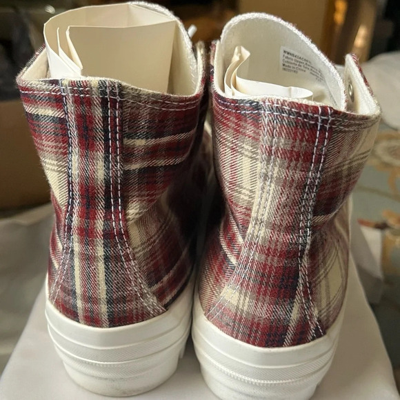 NOBO~ PLATFORM PLAID SNEAKERS~9 - Picture 3 of 8